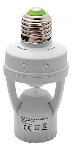 Sensor De Presença P/lâmpada Soquete E27 