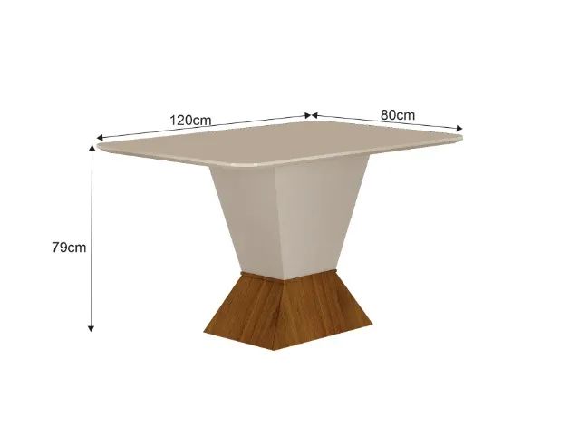 Mesa 4 Cadeiras Zanderica - Foto 4