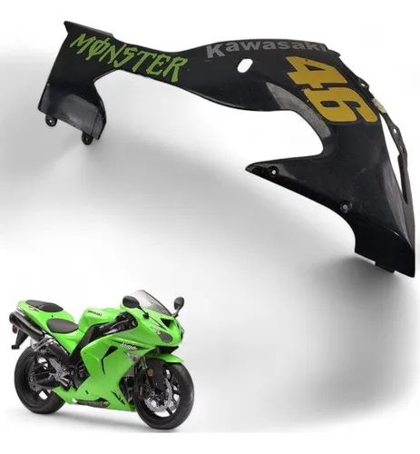 lippy☆ Spoiler Inferior Direito Kawasaki Zx 10 17-22