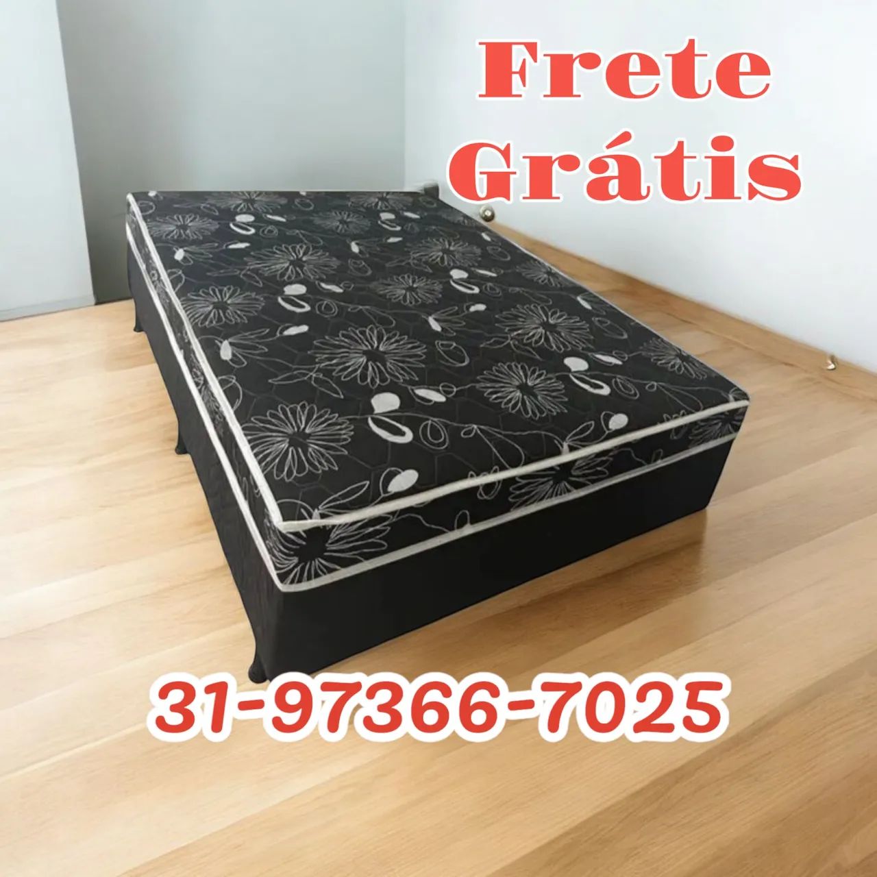 CAMA BOX CASAL MOLAS DIRETO DA FÁBRICA 