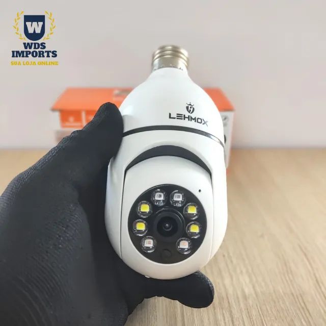 Câmera Segurança Lâmpada Smart Wifi - Foto 2