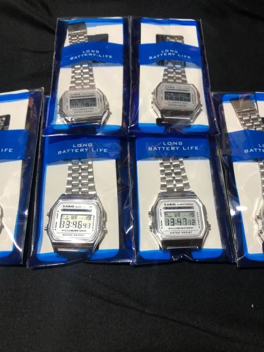 Relógio Casio Digital Masculino Prata - Foto 5