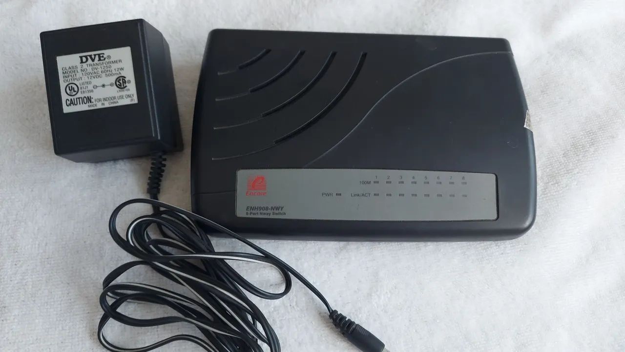 Switch Encore Enh908-Nwy-A com fonte original - Conectividade e