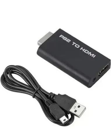 Adaptador Conversor Ps2 HDMI Audio Vídeo Av Para Cabo Hdmi - Foto 2
