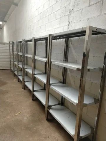 Estantes em aço inox (novo Sob encomenda) - Foto 2