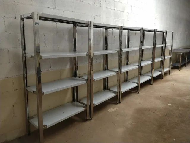 Estantes em aço inox (novo Sob encomenda) - Foto 4