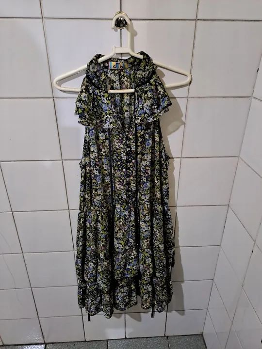 Vestido Florido tecido fino