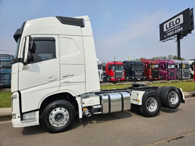 Volvo FH 460 6x2 Globetrotter Ano 20 teto Alto Automático Suspensão Mola Ar digital - Foto 5