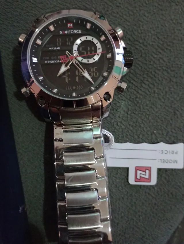 RELÓGIO DIGITAL NAVIFORCE PROVA D'ÁGUA 100 - Foto 3