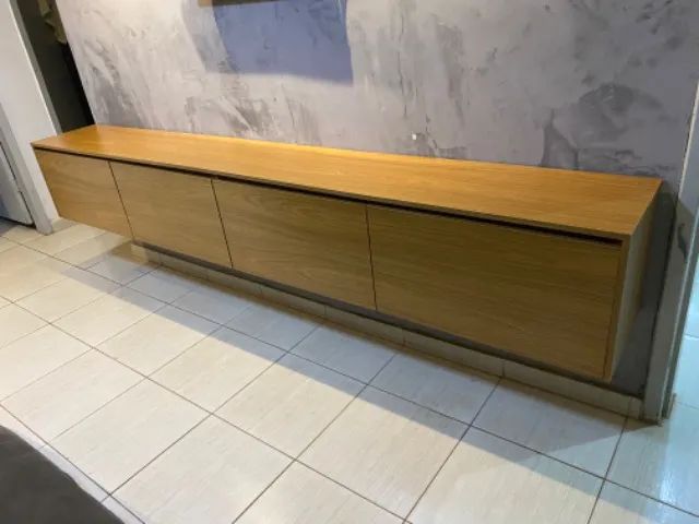 Rack de parede 2,70m Louro Freijó  - Foto 5