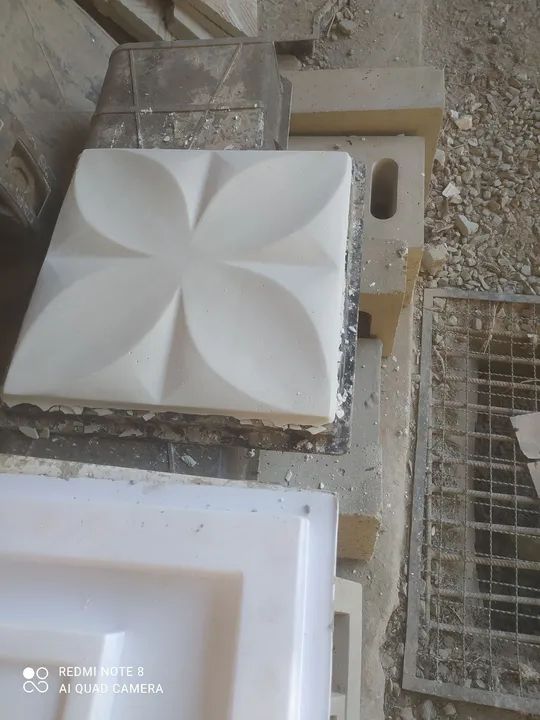 Revestimento gesso pétala 39 x 39  - Foto 4