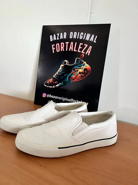 Zara TÊNIS SLIP-ON 40 original usado bem conservado 