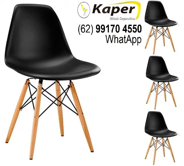 Promoção 04 Cadeira Charles Eifel ( produto novo ) 