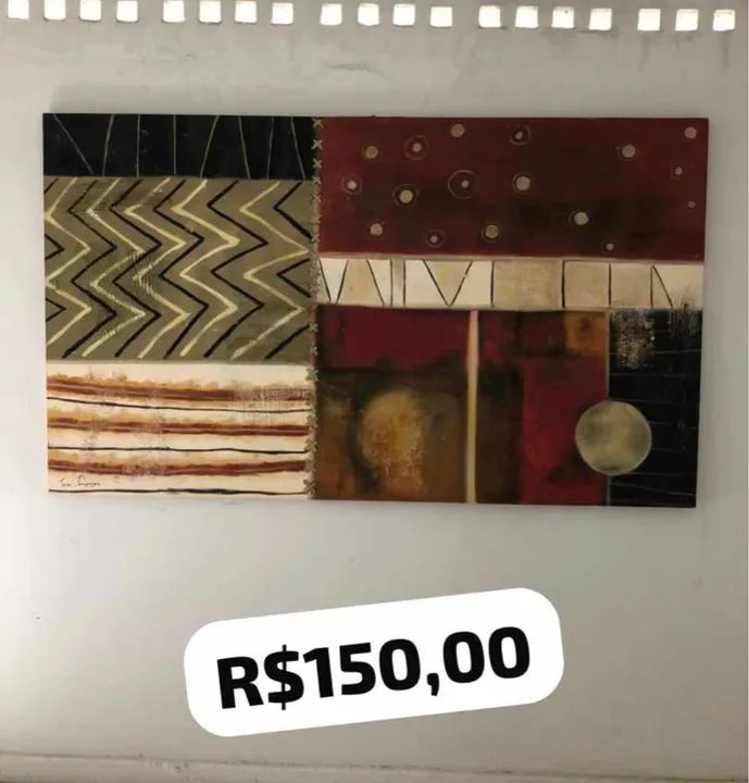 Quadro Abstrato em Canvas