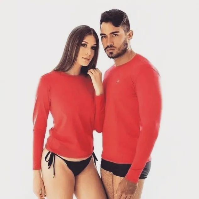 Camisa manga longa UV fator 50+ do P ao GG  - Foto 5