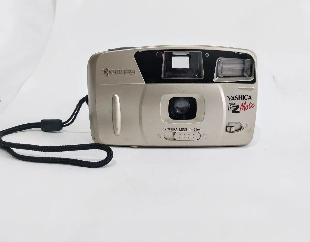 Câmera Analógica Antiga. <br>Yashica Ez Mate Kiocera Lens f=28mm - Foto 5