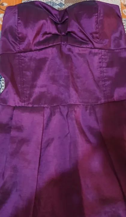 Vestido roxo sem alças - Foto 5