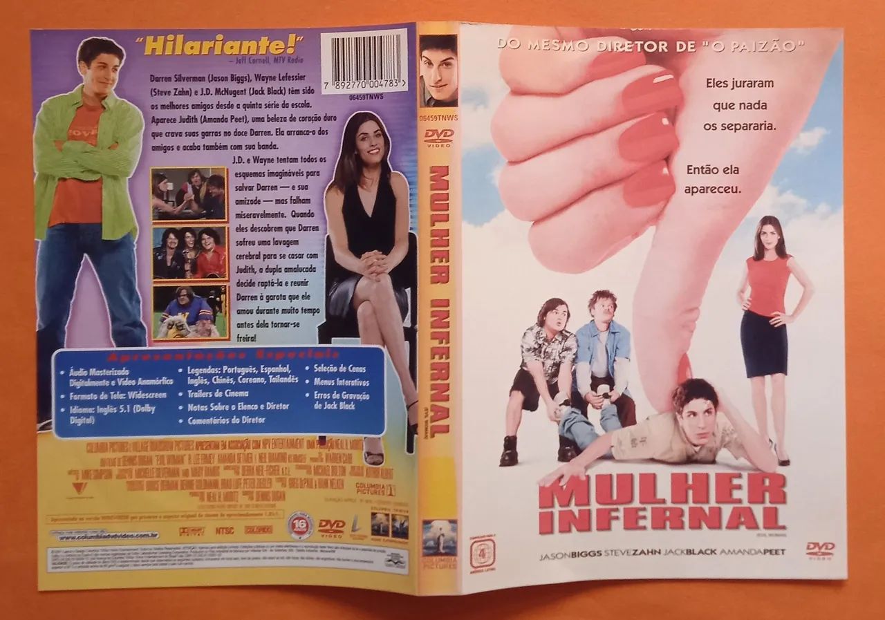 Dvd Mulher Infernal (Encarte Interno) - Foto 3