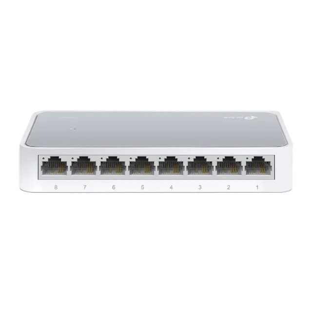 Switch TL-SF1008D tp-link de mesa de 8 portas 10/100Mbps - Sem Fonte de energia - Foto 2