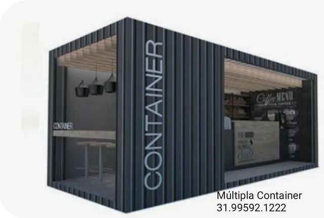 Container loja conveniência condomínio mime mercado 