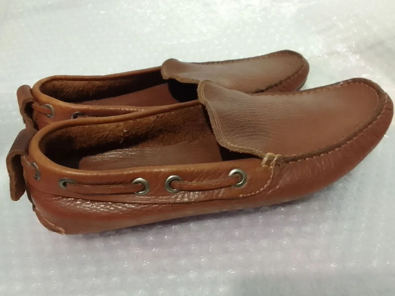Mocassim jovaciele 40 masculino em couro
