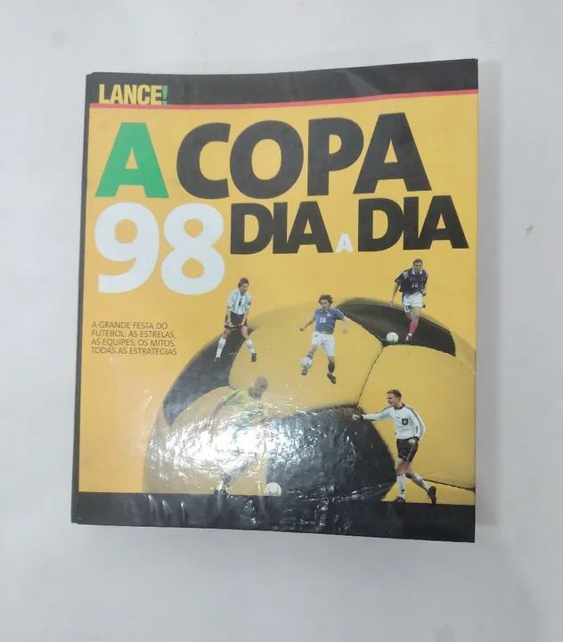 Raro Fichario Lance  A Copa dia a dia 98 