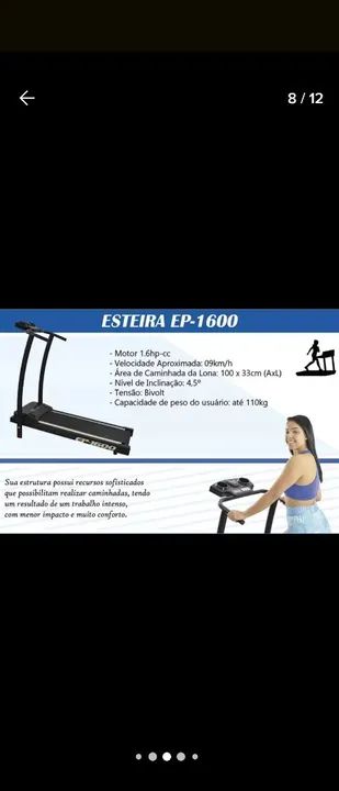 Esteira EP-1600 - Foto 3
