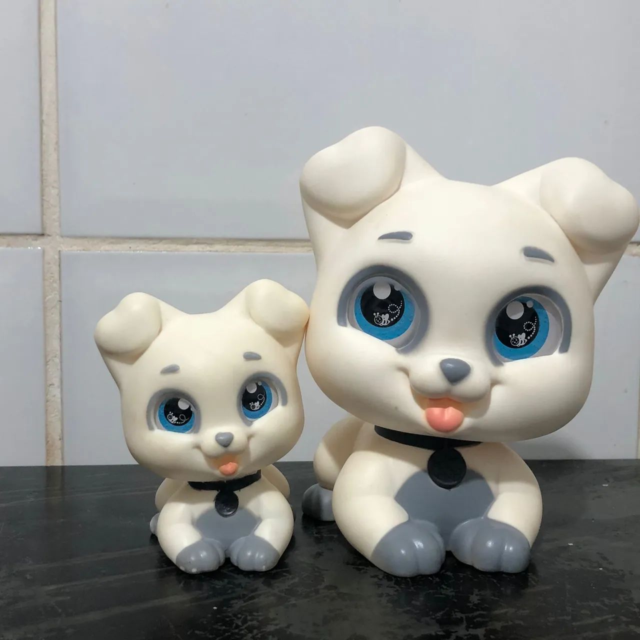 Lote 2 cachorrinhos fofos de brinquedo - Foto 3