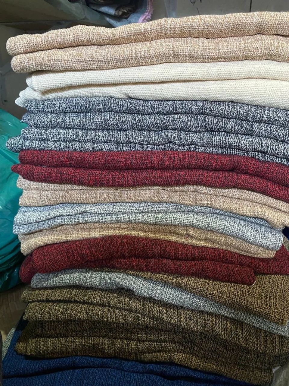 Capas para sofá mantas de algodão 100% vários tamanhos e cores  - Foto 6