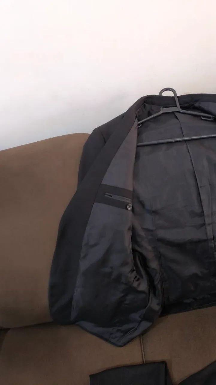 Terno Slim Masculino Preto - Foto 3