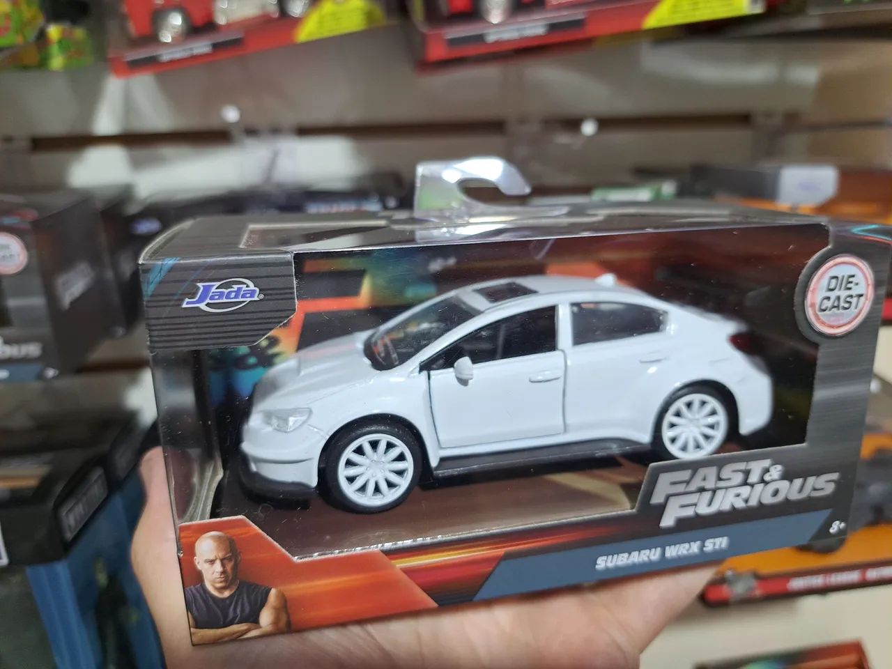 Miniatura Carro Subaru WRX STI Fast & Furious Velozes e Furiosos Die-Cast 1/32 Jada