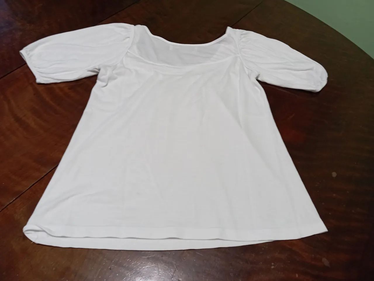 Blusa branca Zara feminina - Foto 2