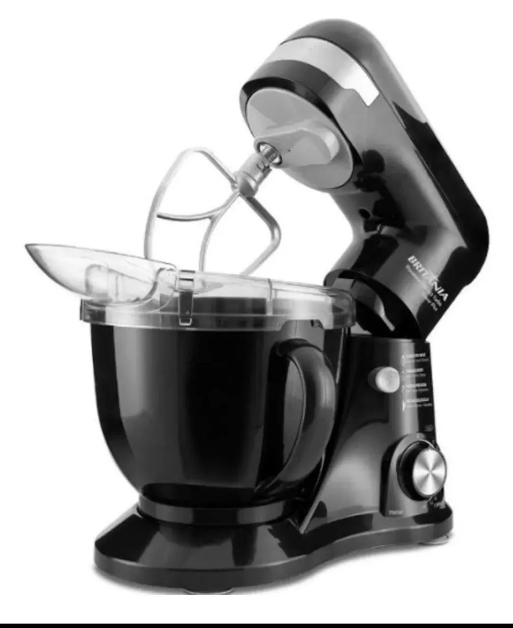 Batedeira Planetária Britânia BBP760P Power Plus Turbo 700W 127V - Foto 4
