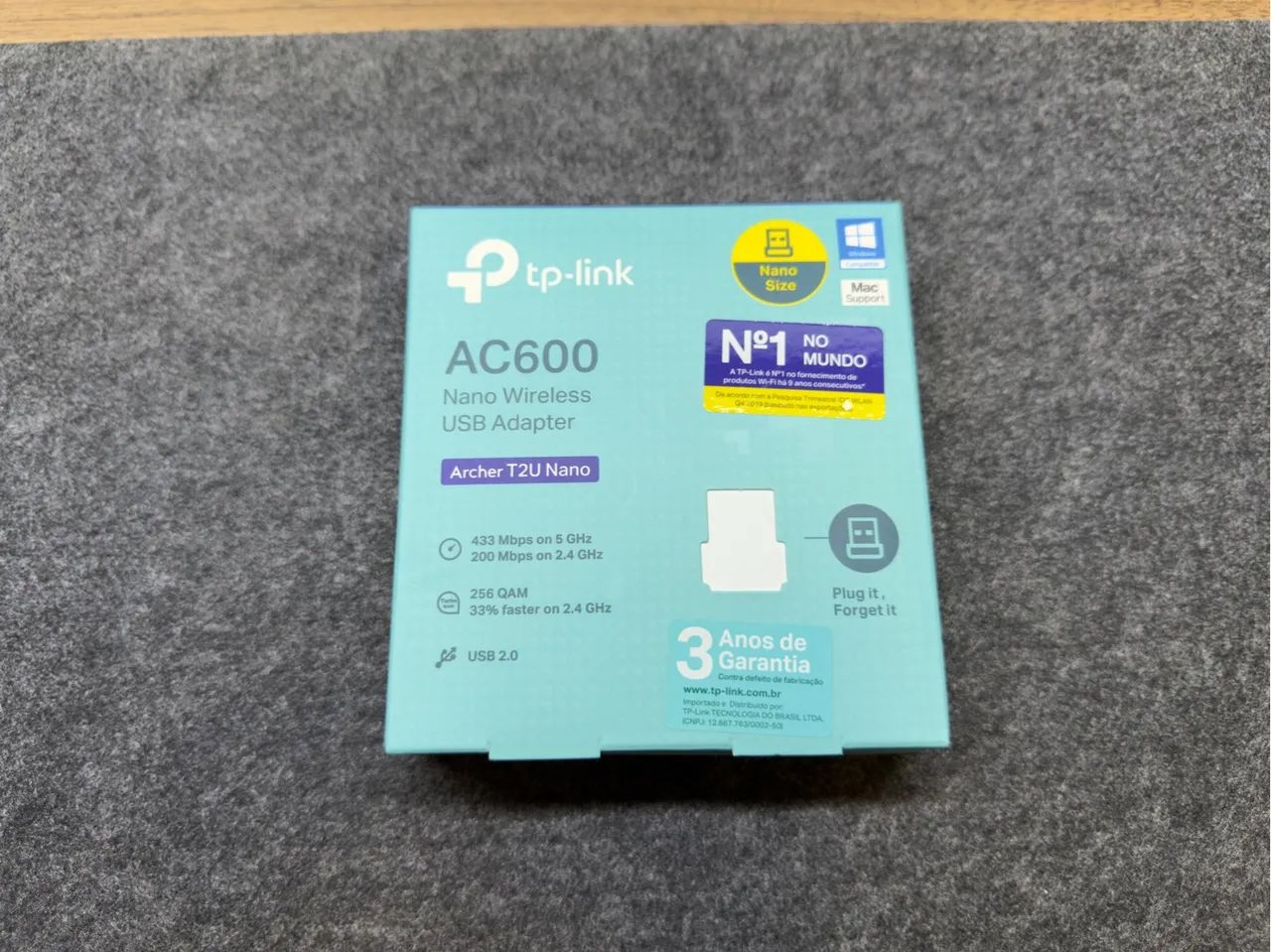 Adaptador USB Wi-Fi TP-Link Archer T2U Nano AC600