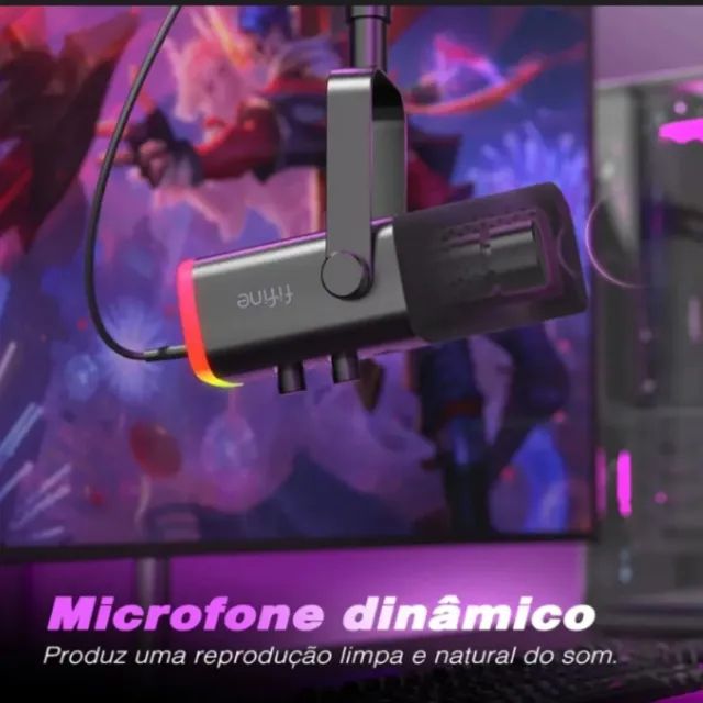 Microfone Mic Gamer AM8 Novo - Foto 5