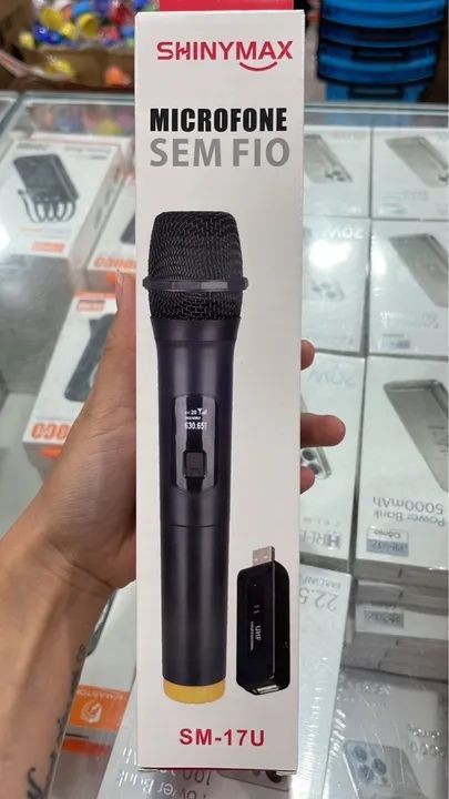 Microfone Sem Fio Shinymax SM-17U