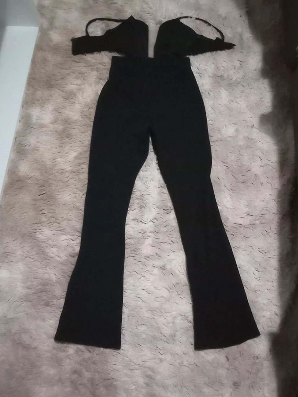Macacão de malha Preto e transparência  - Foto 4