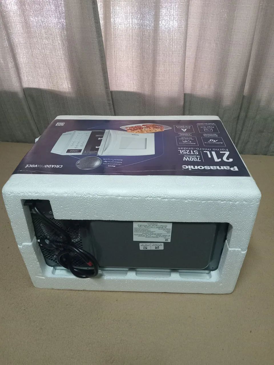 FORNO MICRO-ONDA 21 L PANASONIC NOVO SEM USO.  - Foto 2