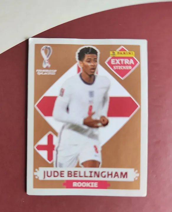 Carta do Jude Bellingham LEGEND - Panini Extra Sticker - Copa do Mundo