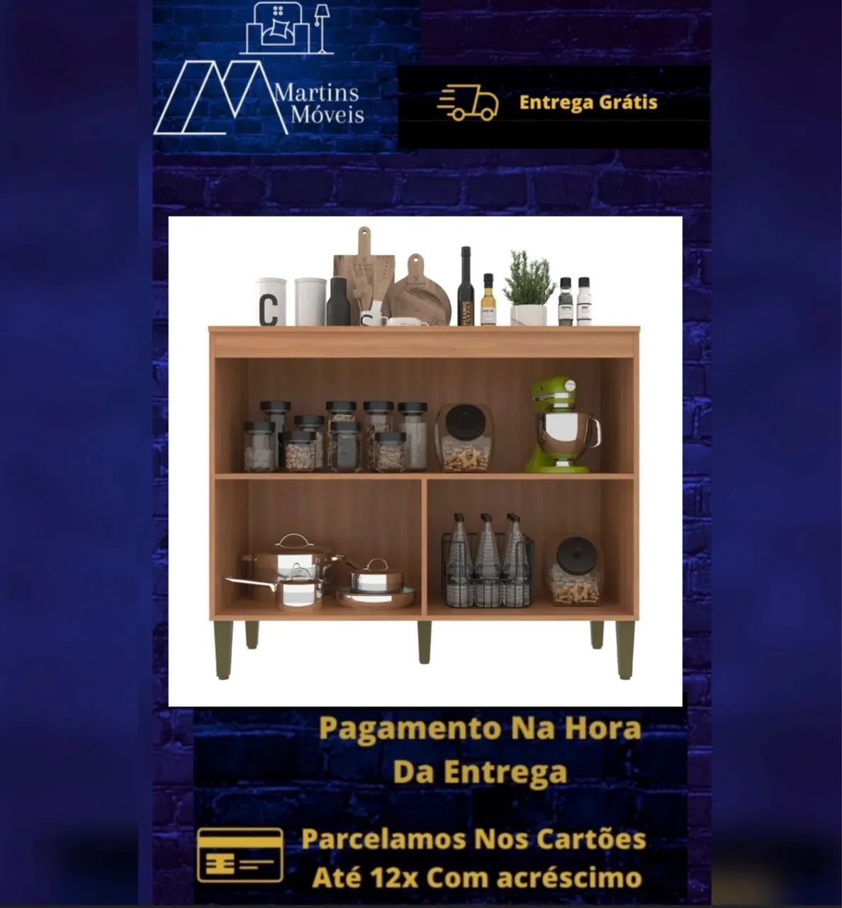 GRANDE PROMOÇÃO BALCÃO 1.20 COZINHA J CARVALHO ENTREGA GRATIS ACEITA CARTÃO - Foto 3