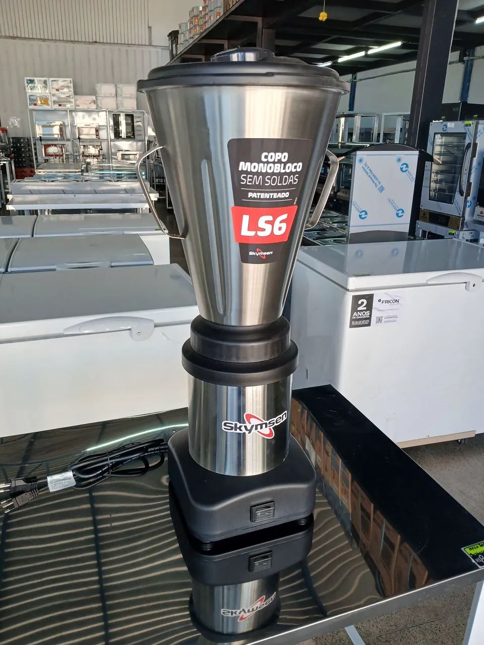 Liquidificador Comercial Skymsen Inox 6 Litros  - Foto 5