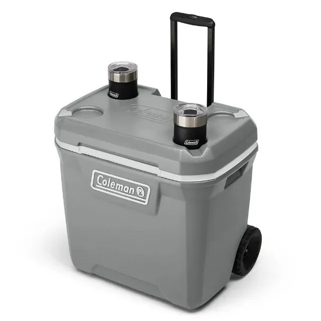Caixa Térmica com Rodas 61,5L Silver Ash Coleman - Foto 5