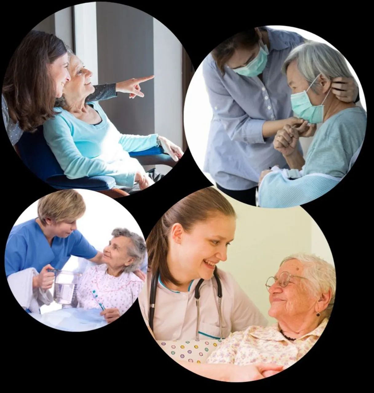 Acompanhante hospitalar e cuidadora de idosos home care 
