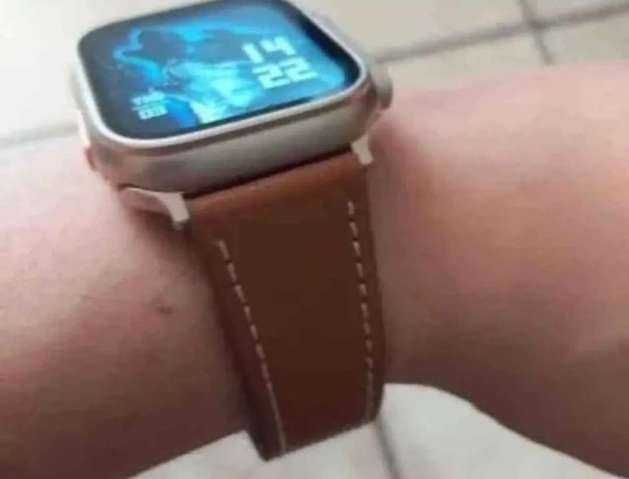 Pulseira 49mm estilo couro nova - Foto 2