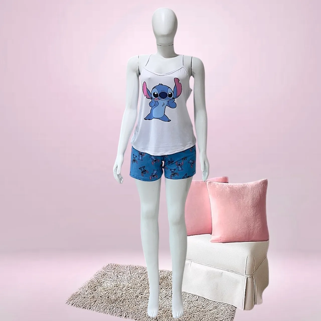 Conjunto de Pijama Stitch - Conforto e Diversão!