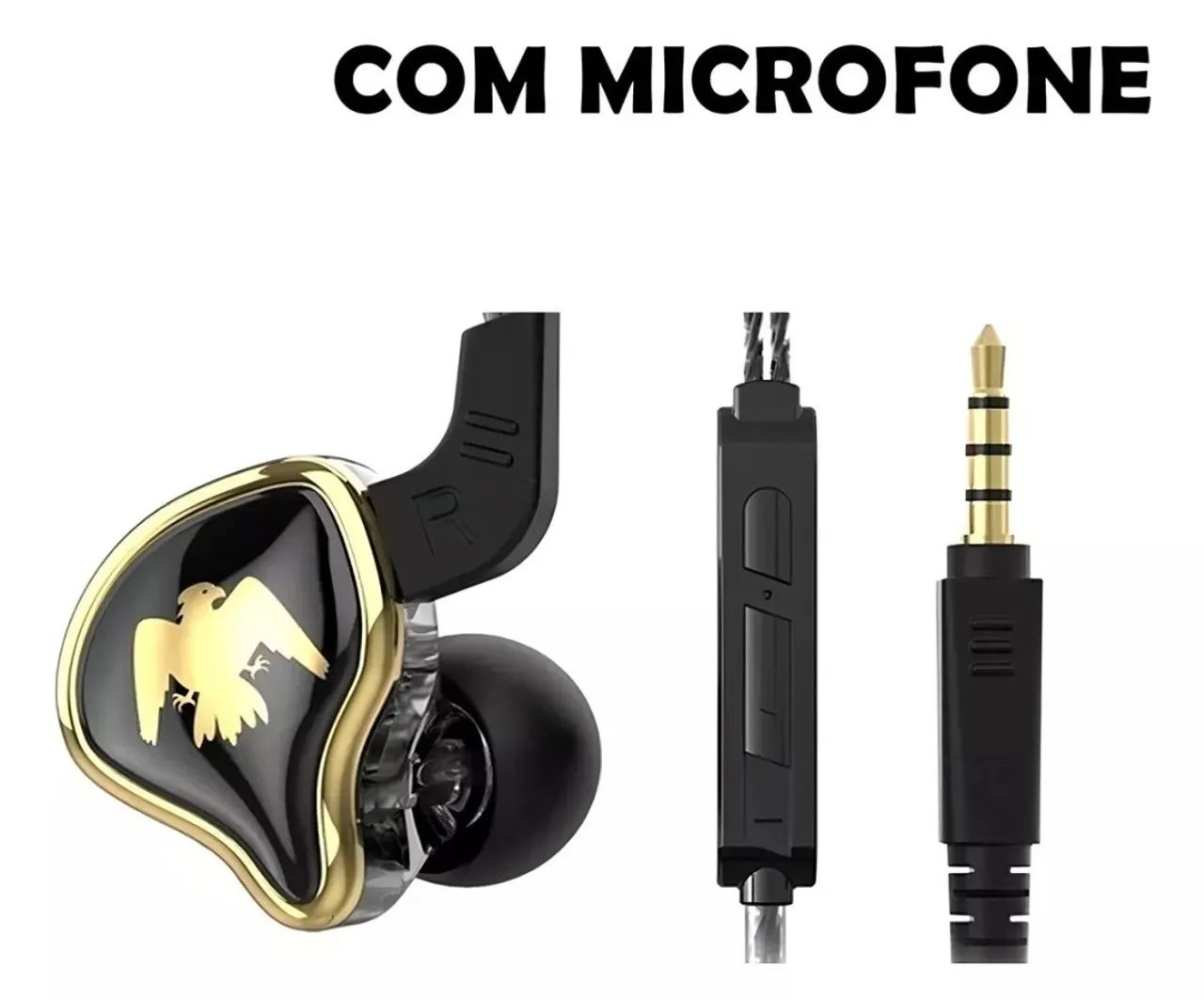 Fones de Ouvido QKZ AK6 ARES Hi-Res Audio - Foto 4