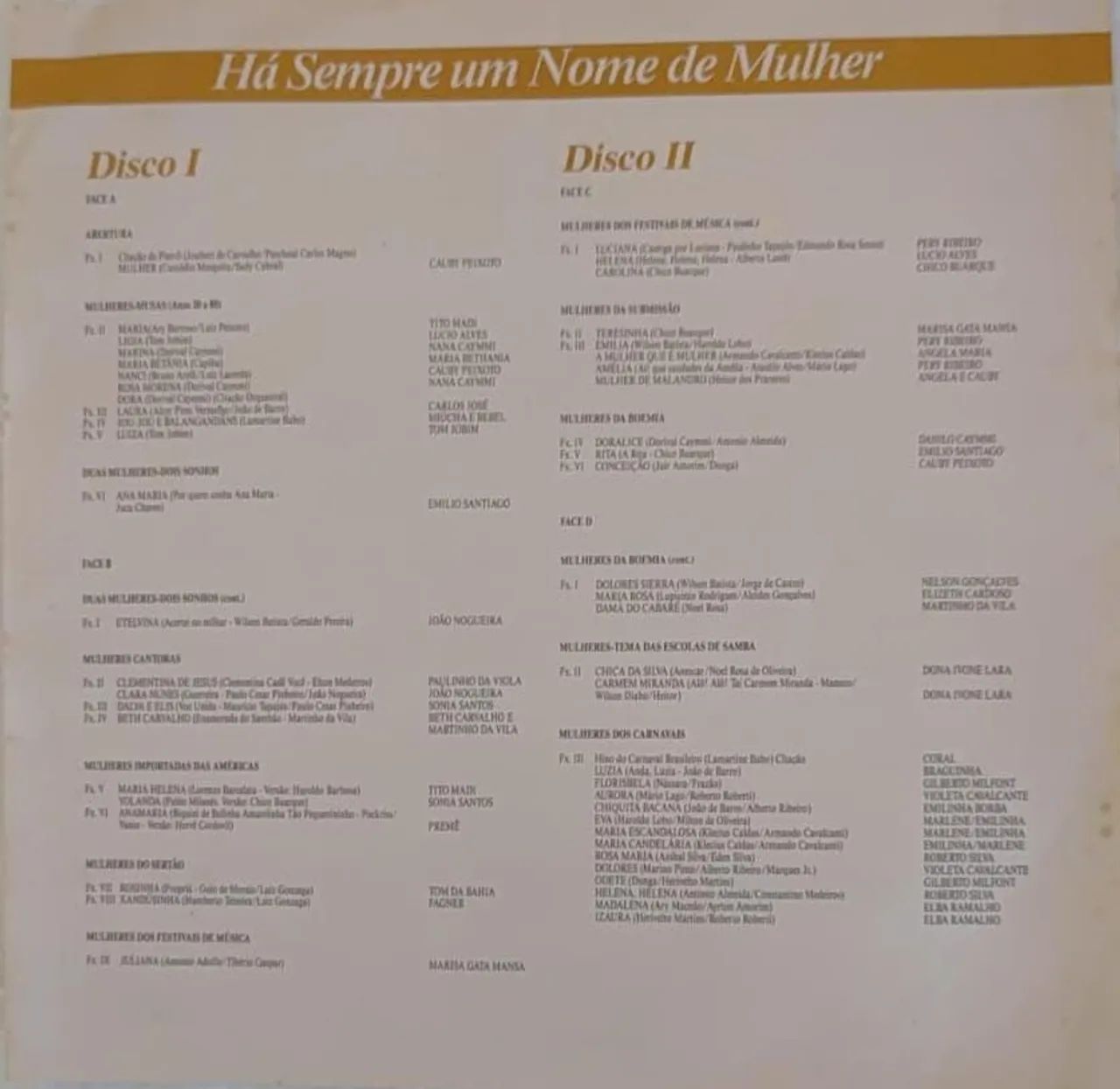 LP Há Sempre um Nome de Mulher - Foto 3