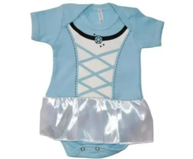 Body Fantasia Cinderela Bebê Halloween - Tam G - NOVO