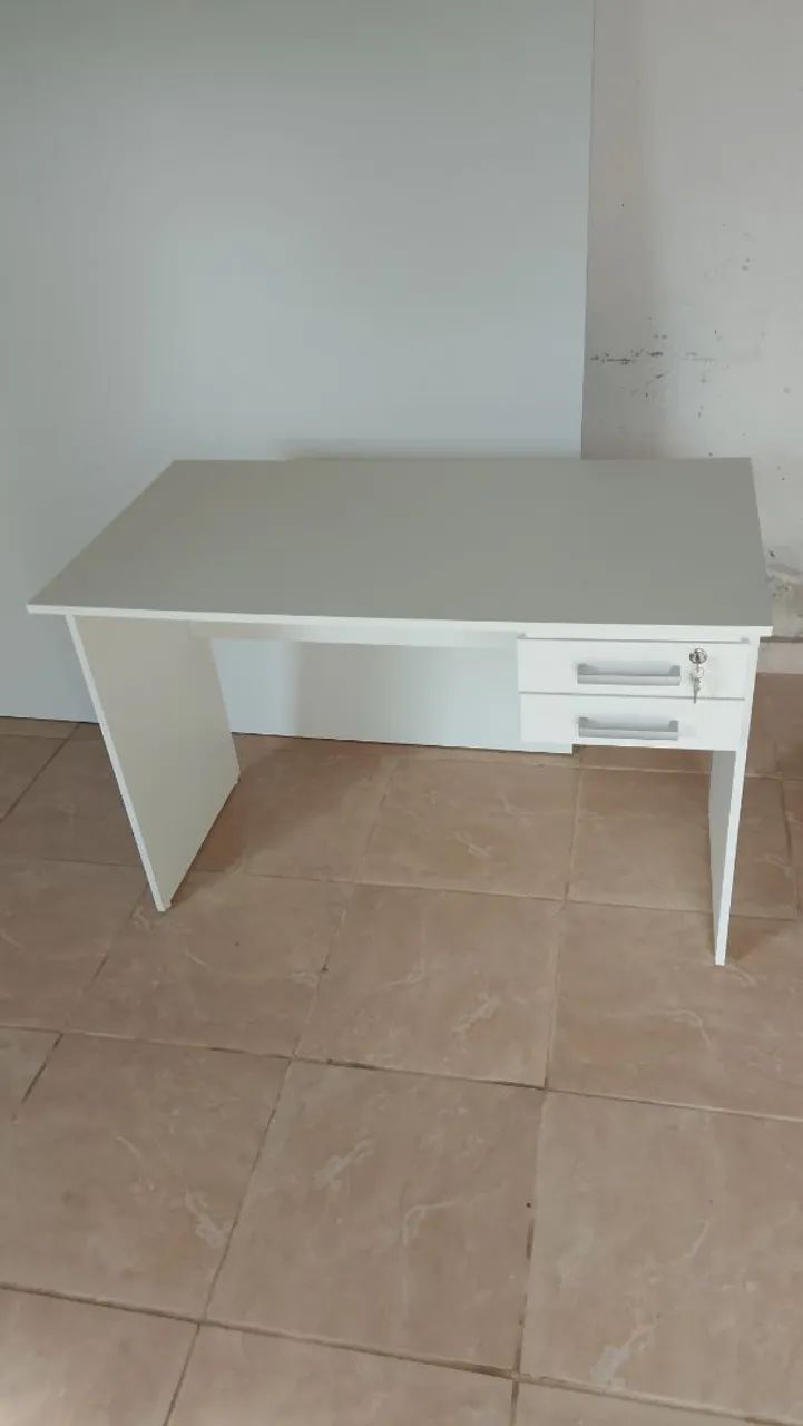 Birô novo 100% mdf branco , promoção relâmpago de 280 por 210 - Foto 2