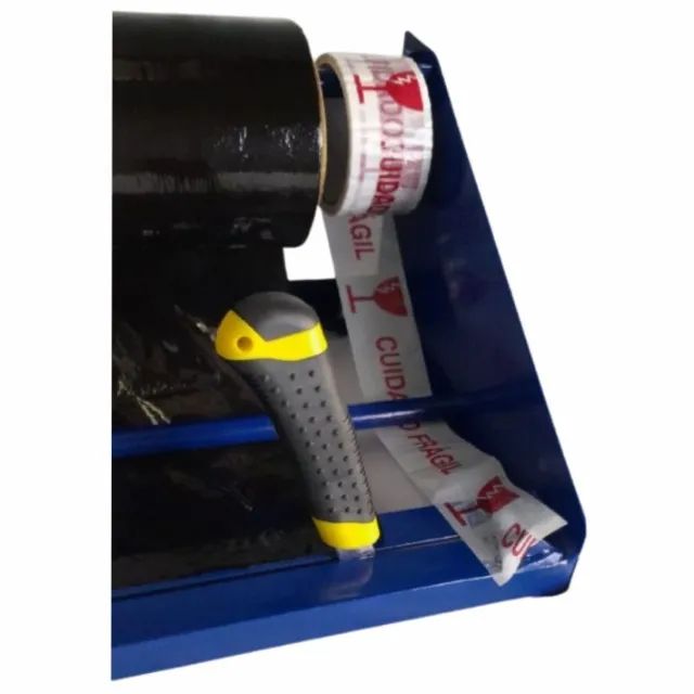 Embaladora Filme Pvc Stretch Kraft Bolha Fita Barra 60cm - Foto 5